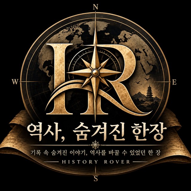 History Rover 로고 — 「역사, 숨겨진 한장」
